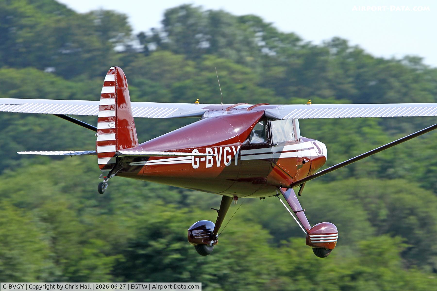 G-BVGY, 1947 Luscombe 8E Silvaire, c/n 4754, Luscombe 80th Anniversary Rally - Oaksey Park, 27th/28th June 2026