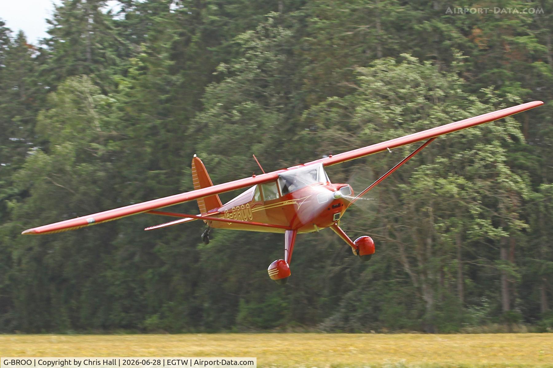 G-BROO, 1948 Luscombe 8E Silvaire, c/n 6154, Luscombe 80th Anniversary Rally - Oaksey Park, 27th/28th June 2026