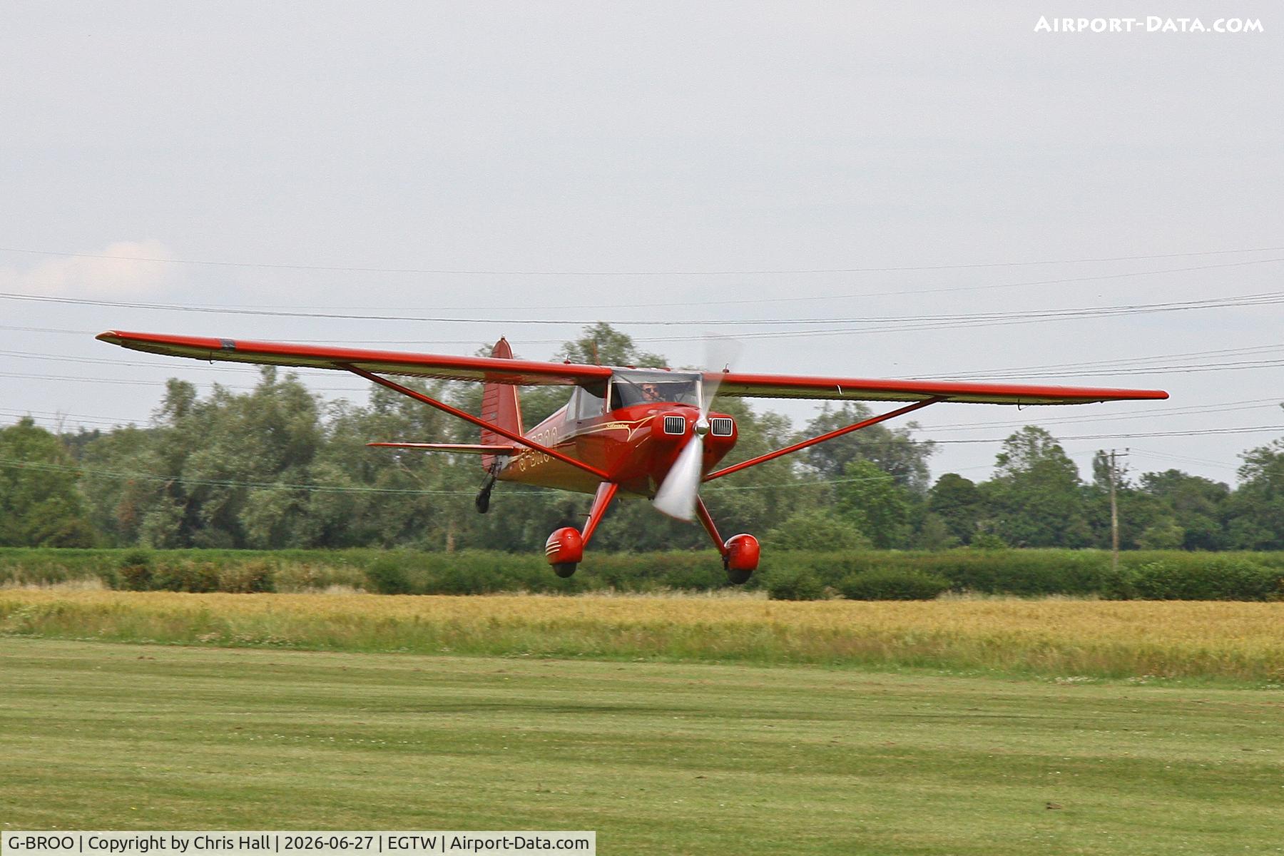 G-BROO, 1948 Luscombe 8E Silvaire, c/n 6154, Luscombe 80th Anniversary Rally - Oaksey Park, 27th/28th June 2026