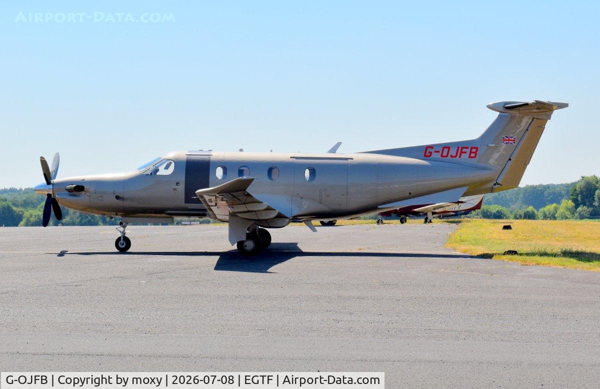 G-OJFB, 2014 Pilatus PC-12/47E, c/n 1510, Pilatus PC-12/47E at Fairoaks. Ex LX-JFX