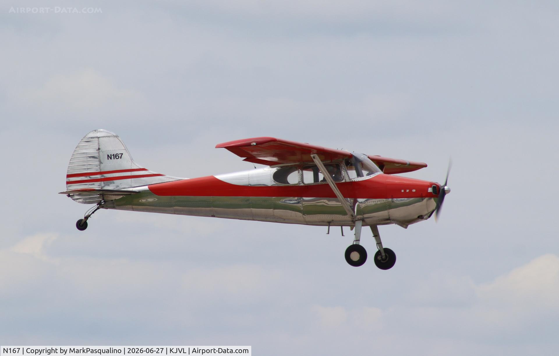 N167, 1950 Cessna 170A, c/n 19225, Cessna 170A