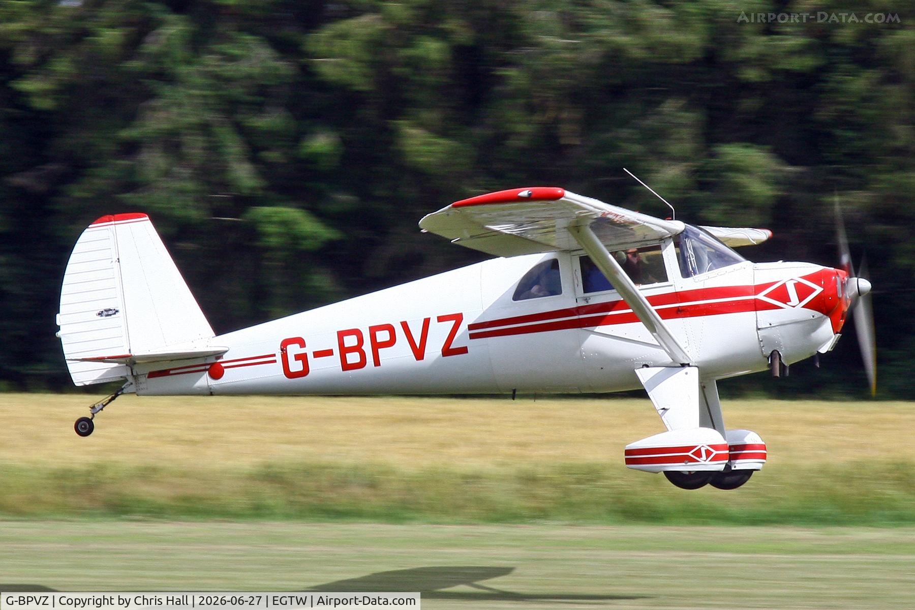 G-BPVZ, 1946 Luscombe 8E Silvaire, c/n 5565, Luscombe 80th Anniversary Rally - Oaksey Park, 27th/28th June 2026