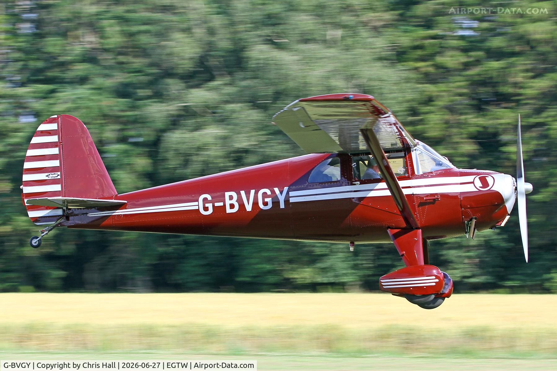 G-BVGY, 1947 Luscombe 8E Silvaire, c/n 4754, Luscombe 80th Anniversary Rally - Oaksey Park, 27th/28th June 2026