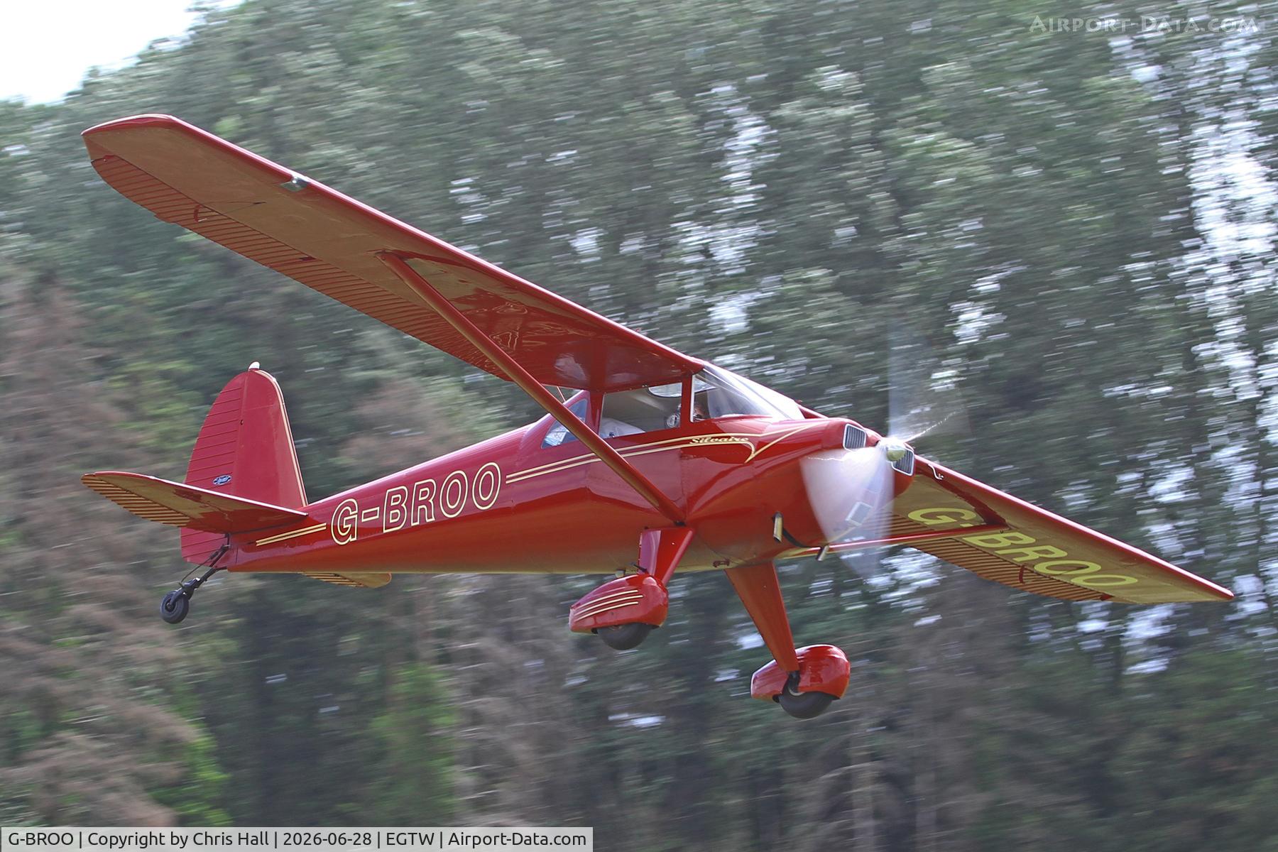 G-BROO, 1948 Luscombe 8E Silvaire, c/n 6154, Luscombe 80th Anniversary Rally - Oaksey Park, 27th/28th June 2026