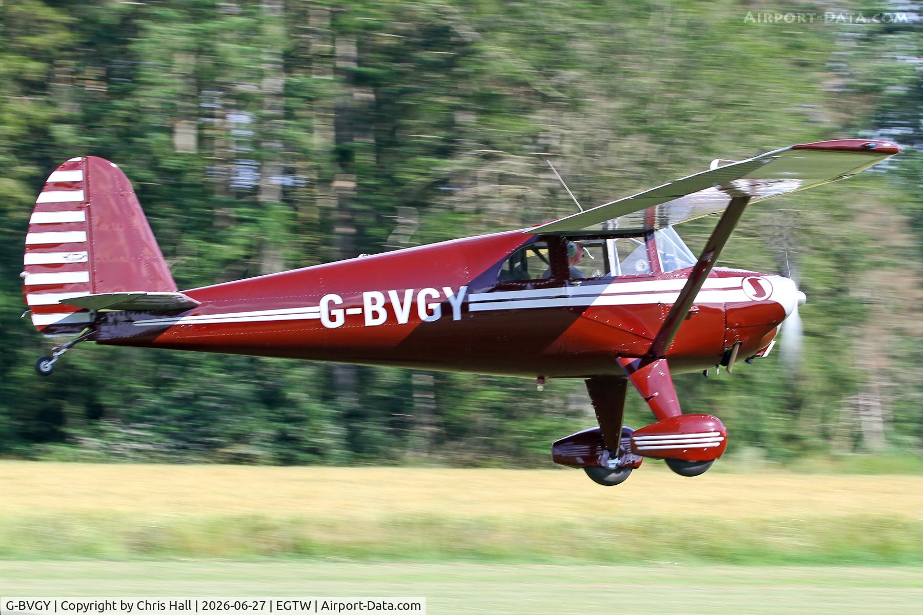 G-BVGY, 1947 Luscombe 8E Silvaire, c/n 4754, Luscombe 80th Anniversary Rally - Oaksey Park, 27th/28th June 2026