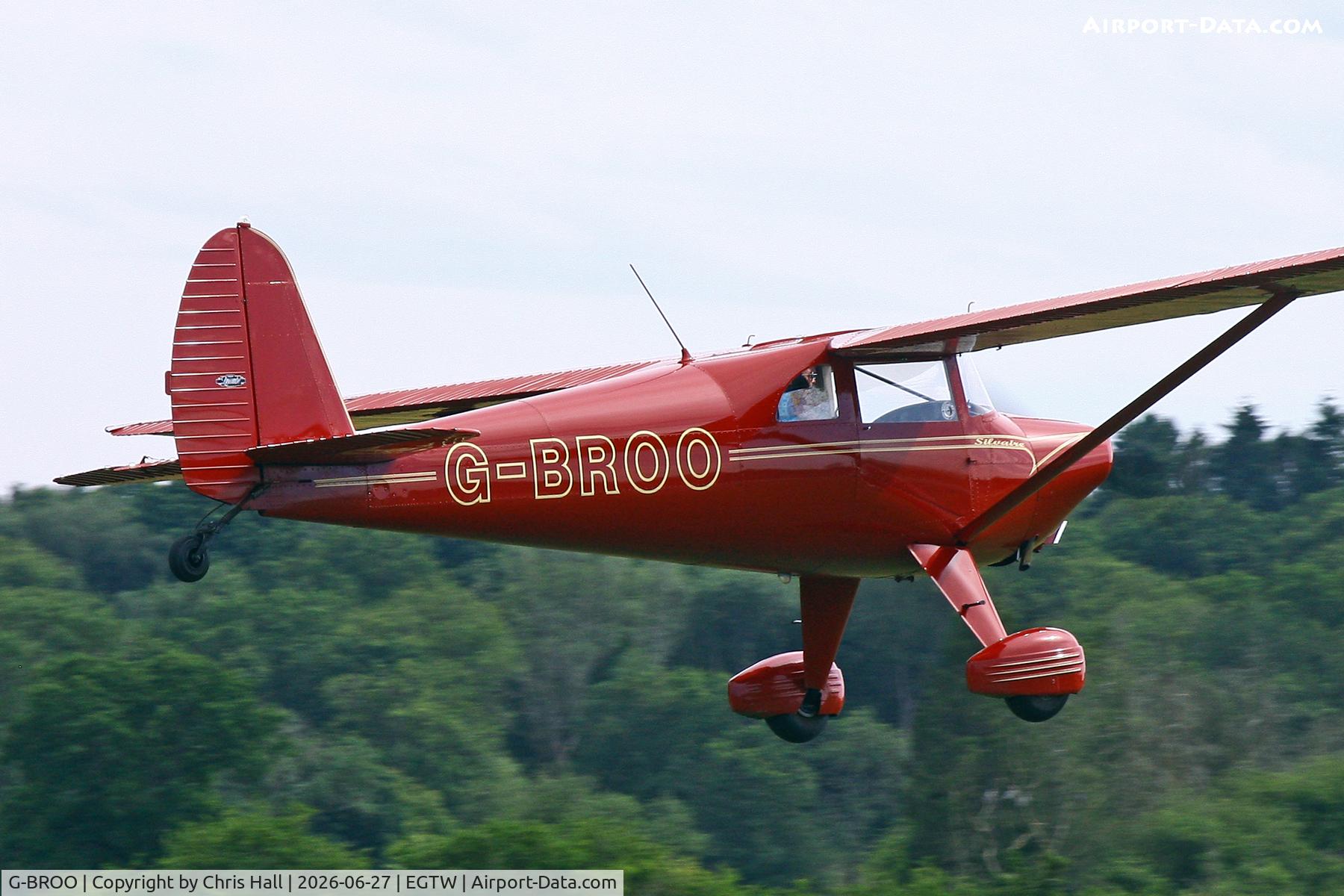 G-BROO, 1948 Luscombe 8E Silvaire, c/n 6154, Luscombe 80th Anniversary Rally - Oaksey Park, 27th/28th June 2026
