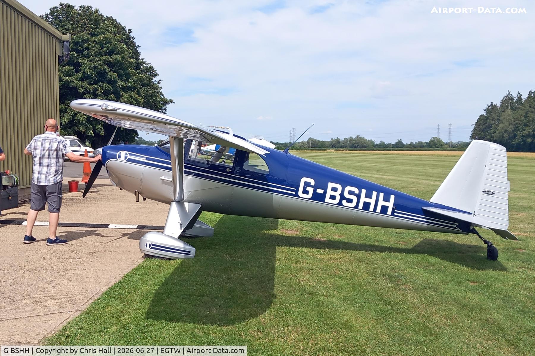 G-BSHH, 1946 Luscombe 8E Silvaire, c/n 3981, Luscombe 80th Anniversary Rally - Oaksey Park, 27th/28th June 2026