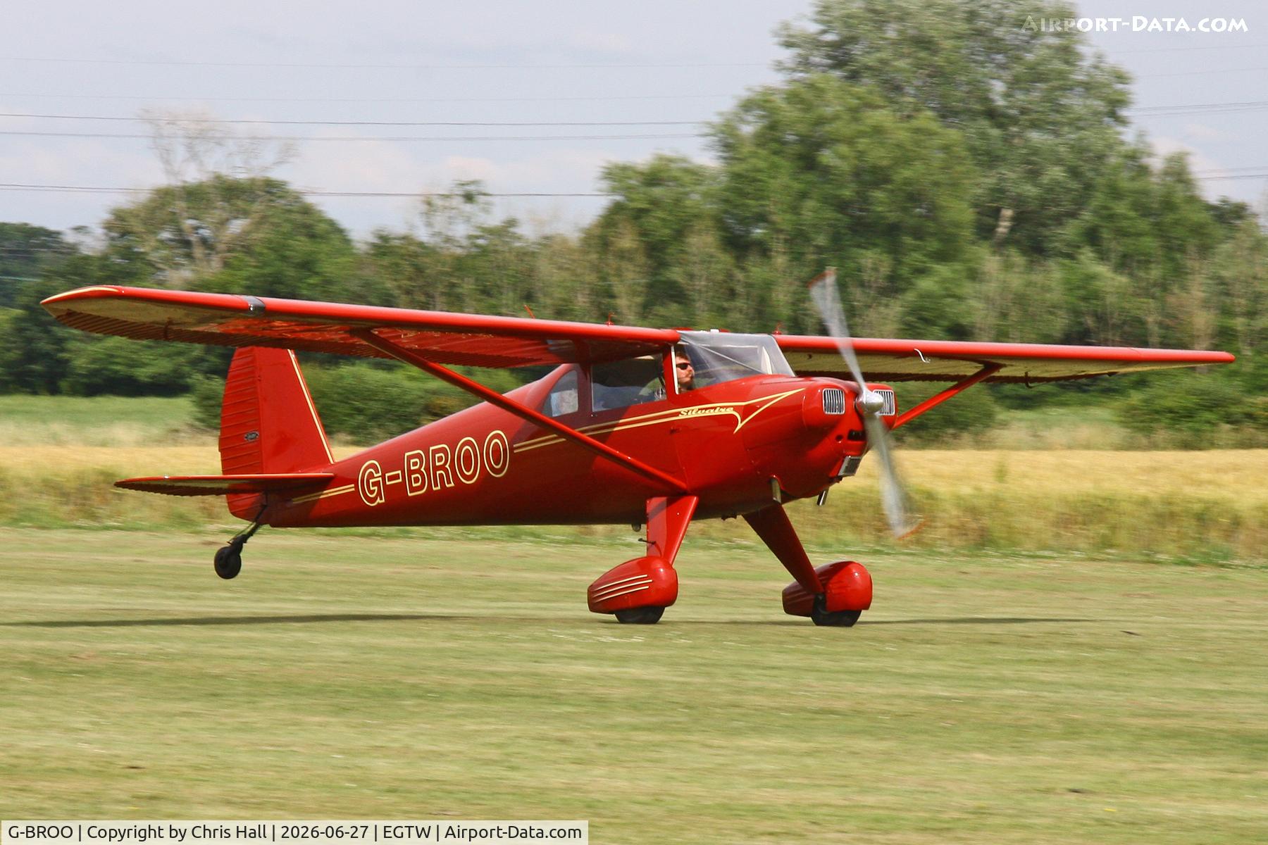 G-BROO, 1948 Luscombe 8E Silvaire, c/n 6154, Luscombe 80th Anniversary Rally - Oaksey Park, 27th/28th June 2026