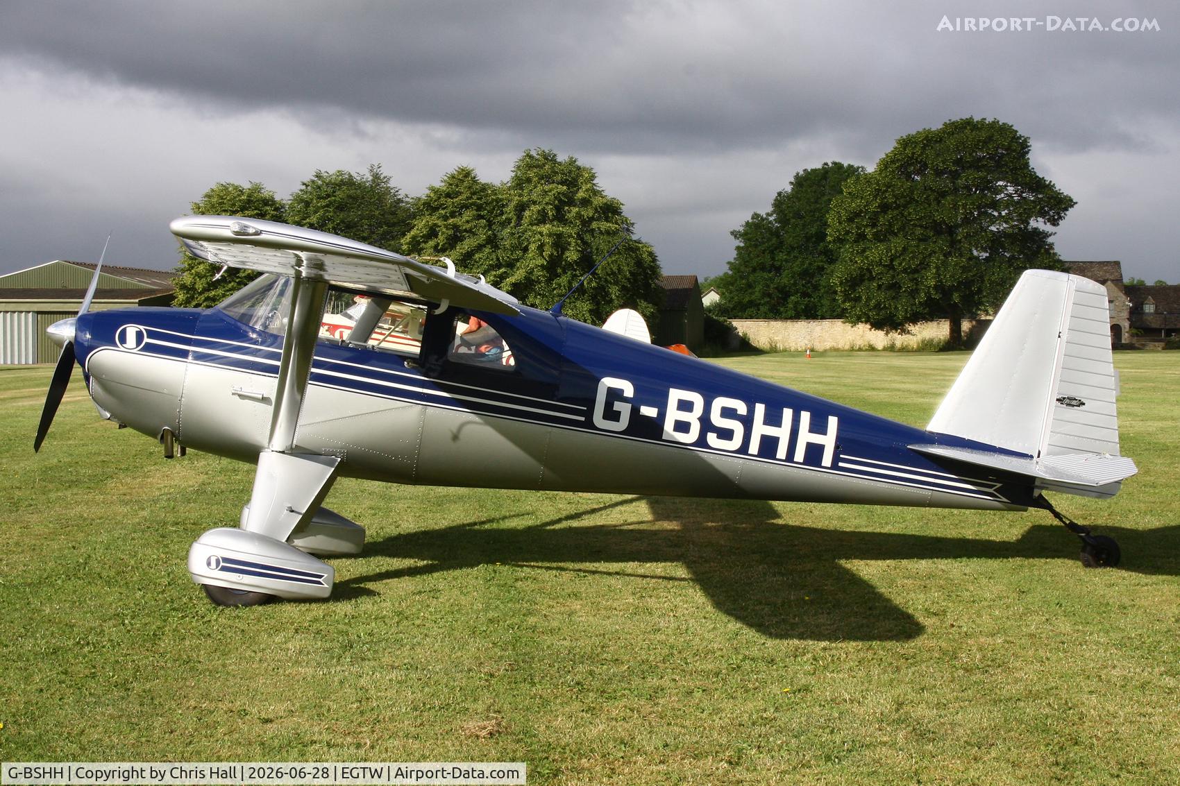 G-BSHH, 1946 Luscombe 8E Silvaire, c/n 3981, Luscombe 80th Anniversary Rally - Oaksey Park, 27th/28th June 2026