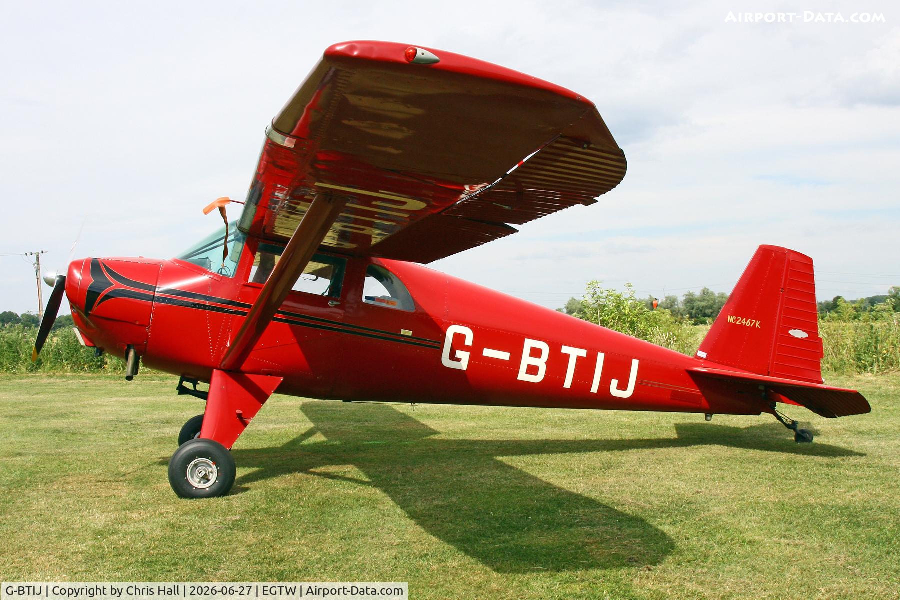 G-BTIJ, 1947 Luscombe 8E Silvaire, c/n 5194, Luscombe 80th Anniversary Rally - Oaksey Park, 27th/28th June 2026