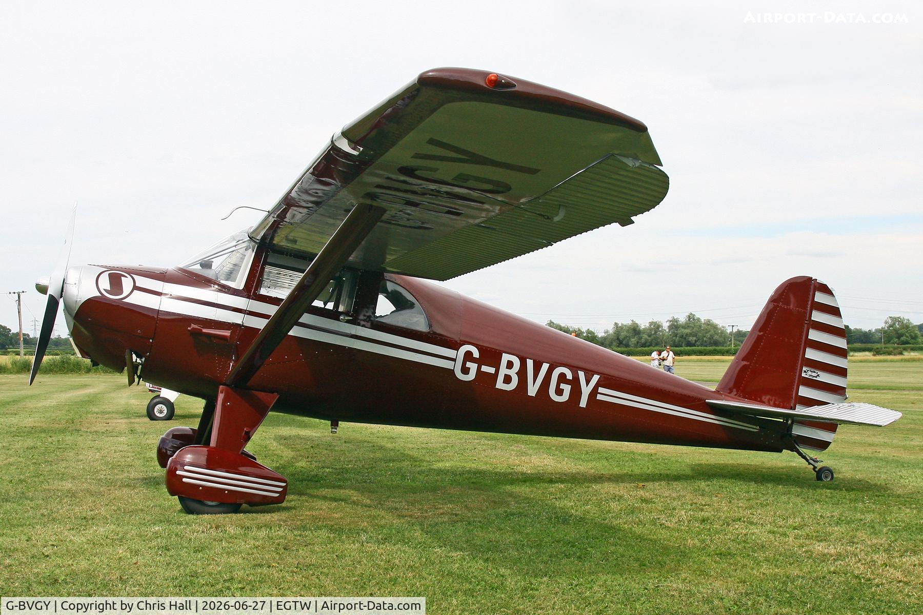 G-BVGY, 1947 Luscombe 8E Silvaire, c/n 4754, Luscombe 80th Anniversary Rally - Oaksey Park, 27th/28th June 2026