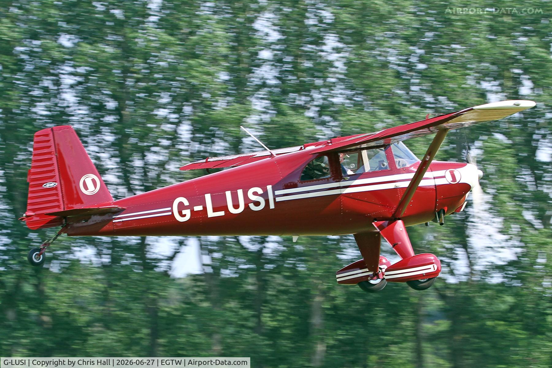 G-LUSI, 1951 Luscombe 8F Silvaire, c/n 6770, Luscombe 80th Anniversary Rally - Oaksey Park, 27th/28th June 2026
