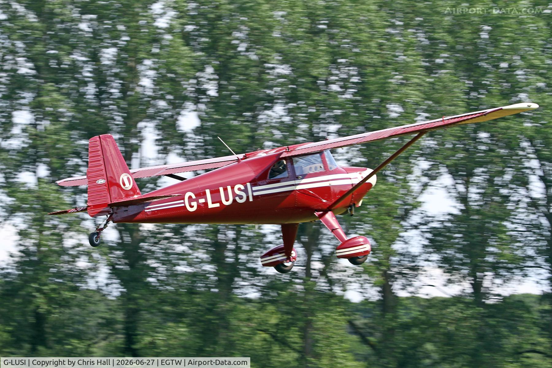 G-LUSI, 1951 Luscombe 8F Silvaire, c/n 6770, Luscombe 80th Anniversary Rally - Oaksey Park, 27th/28th June 2026