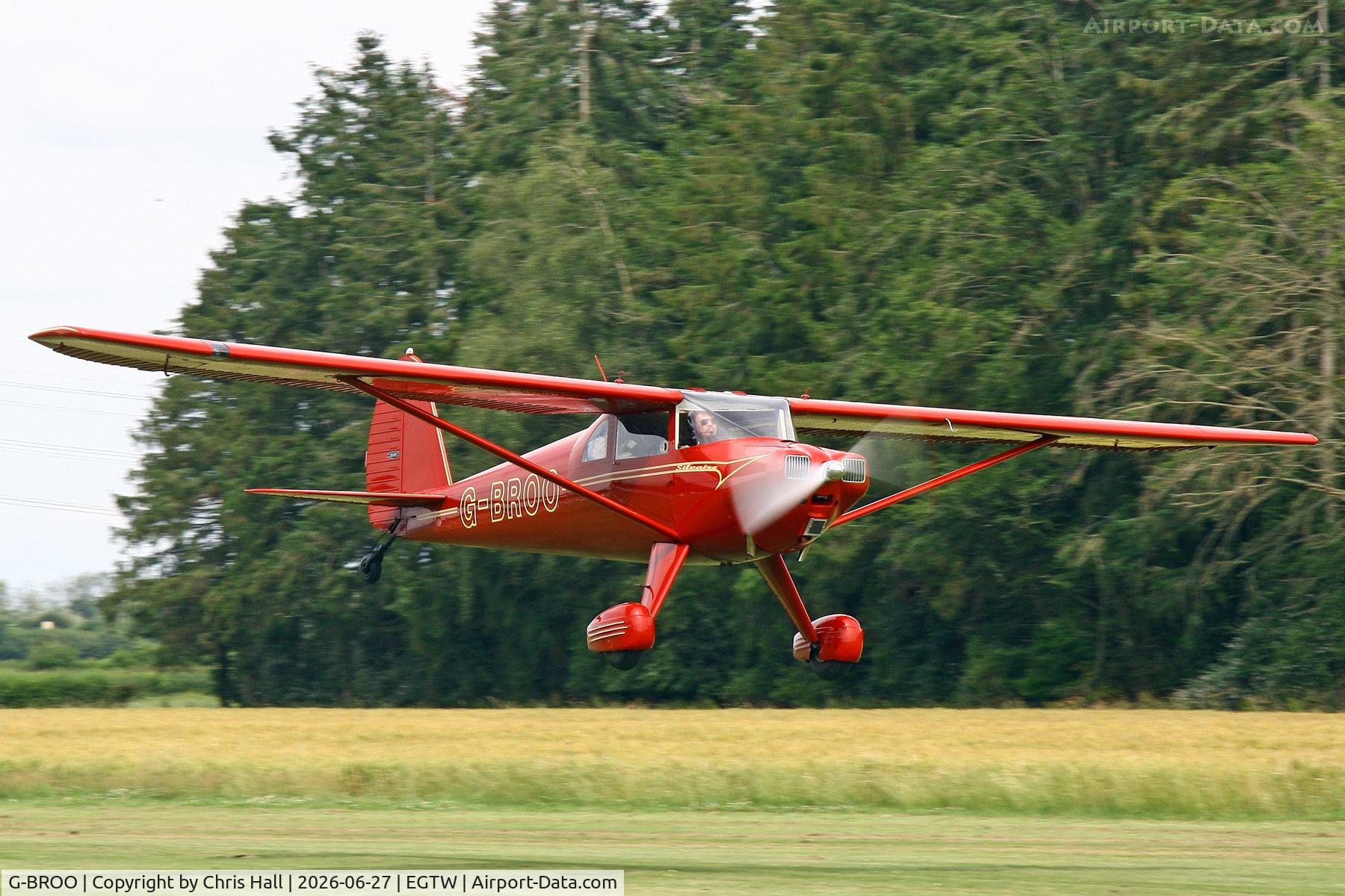 G-BROO, 1948 Luscombe 8E Silvaire, c/n 6154, Luscombe 80th Anniversary Rally - Oaksey Park, 27th/28th June 2026