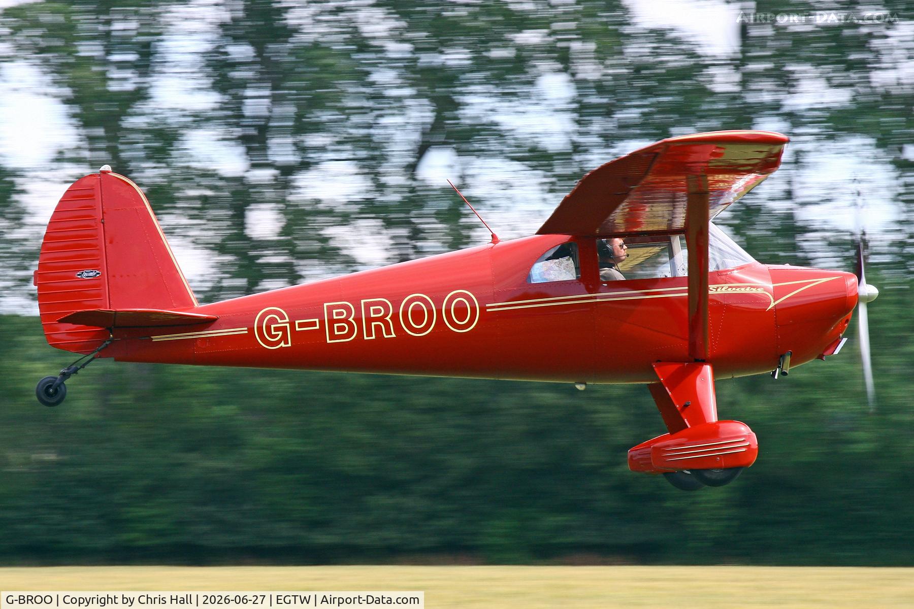 G-BROO, 1948 Luscombe 8E Silvaire, c/n 6154, Luscombe 80th Anniversary Rally - Oaksey Park, 27th/28th June 2026