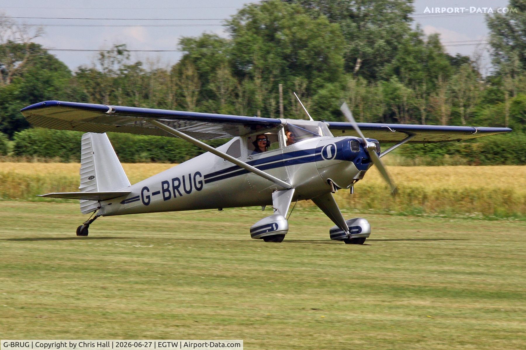 G-BRUG, 1946 Luscombe 8E Silvaire, c/n 4462, Luscombe 80th Anniversary Rally - Oaksey Park, 27th/28th June 2026