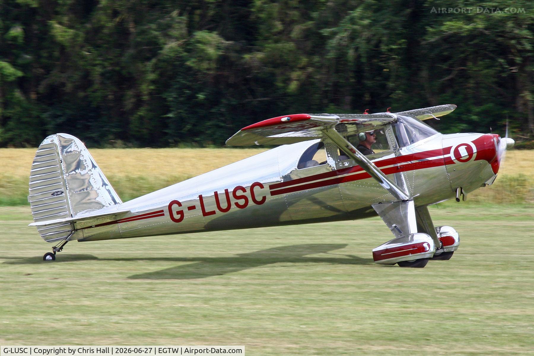 G-LUSC, 1946 Luscombe 8E Silvaire, c/n 3975, Luscombe 80th Anniversary Rally - Oaksey Park, 27th/28th June 2026