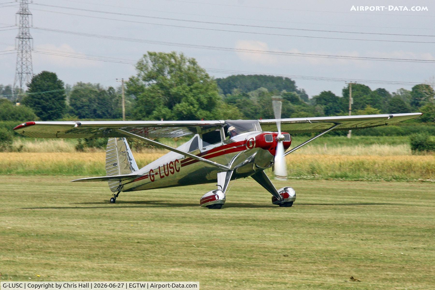 G-LUSC, 1946 Luscombe 8E Silvaire, c/n 3975, Luscombe 80th Anniversary Rally - Oaksey Park, 27th/28th June 2026