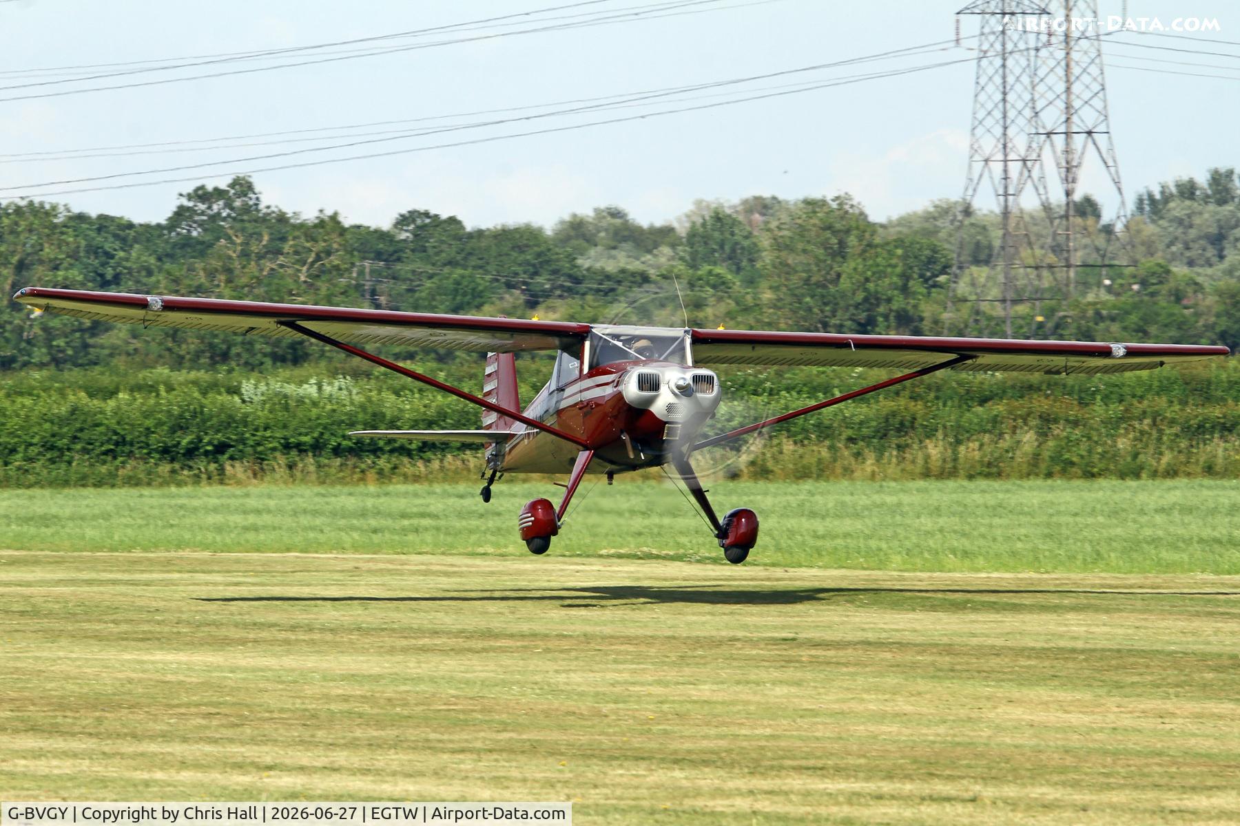 G-BVGY, 1947 Luscombe 8E Silvaire, c/n 4754, Luscombe 80th Anniversary Rally - Oaksey Park, 27th/28th June 2026