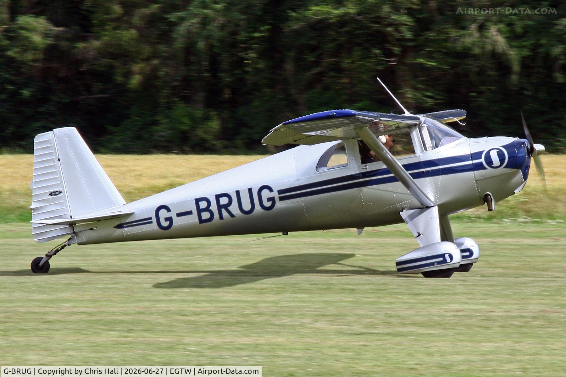 G-BRUG, 1946 Luscombe 8E Silvaire, c/n 4462, Luscombe 80th Anniversary Rally - Oaksey Park, 27th/28th June 2026