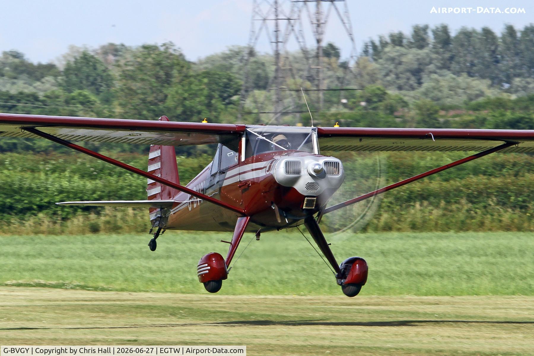 G-BVGY, 1947 Luscombe 8E Silvaire, c/n 4754, Luscombe 80th Anniversary Rally - Oaksey Park, 27th/28th June 2026