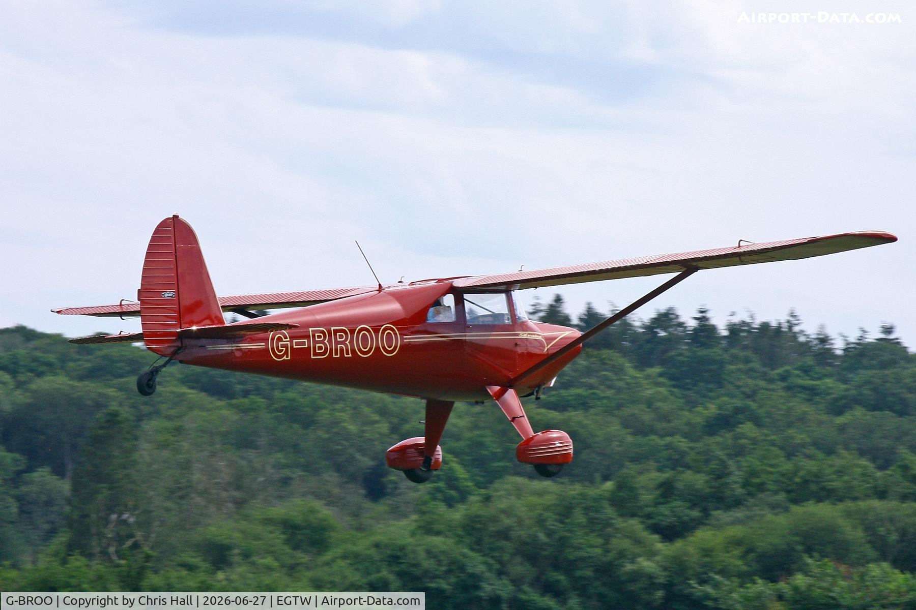 G-BROO, 1948 Luscombe 8E Silvaire, c/n 6154, Luscombe 80th Anniversary Rally - Oaksey Park, 27th/28th June 2026