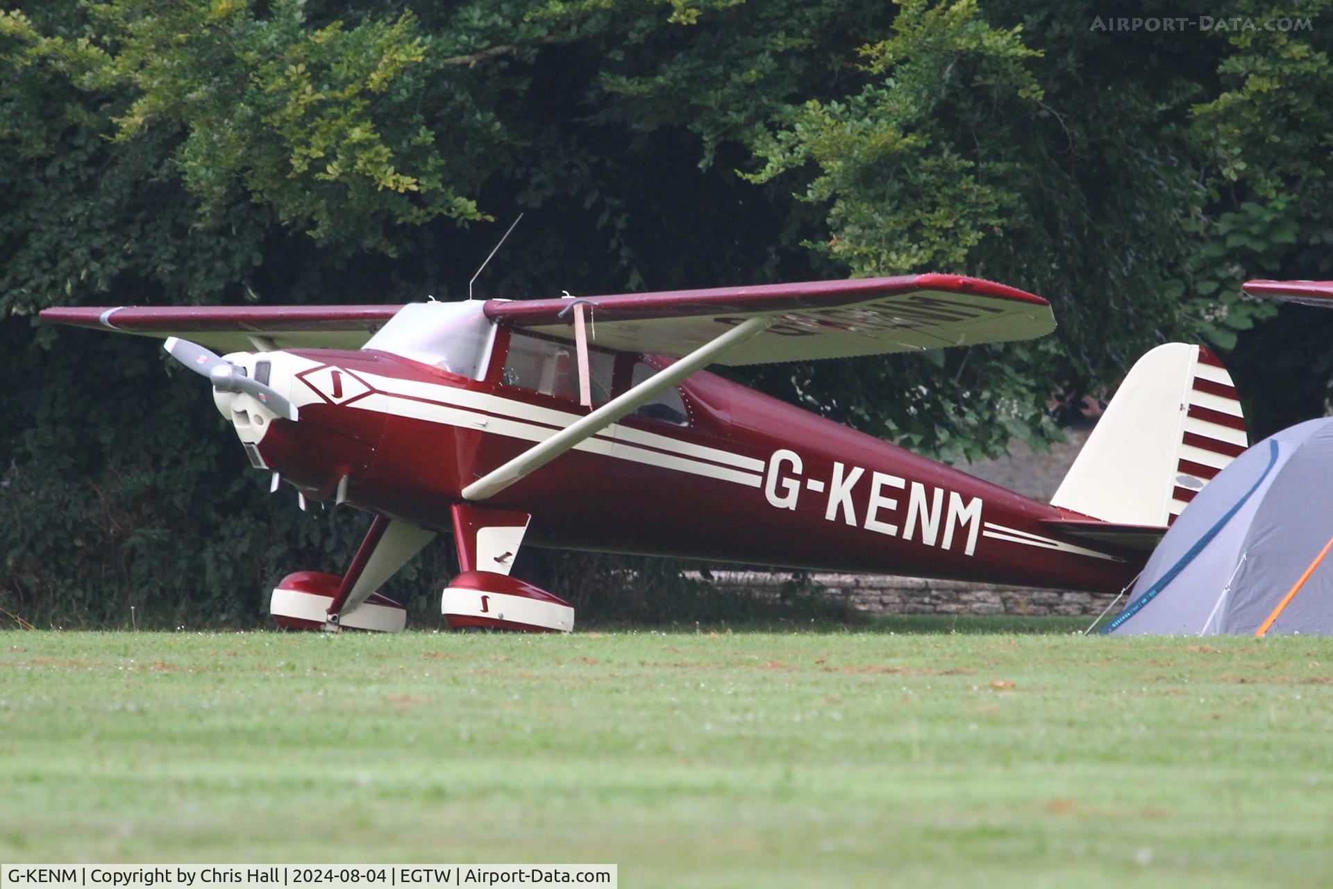G-KENM, 1946 Luscombe 8E Silvaire, c/n 2908, Oaksey Park - EGTW 03/08/24