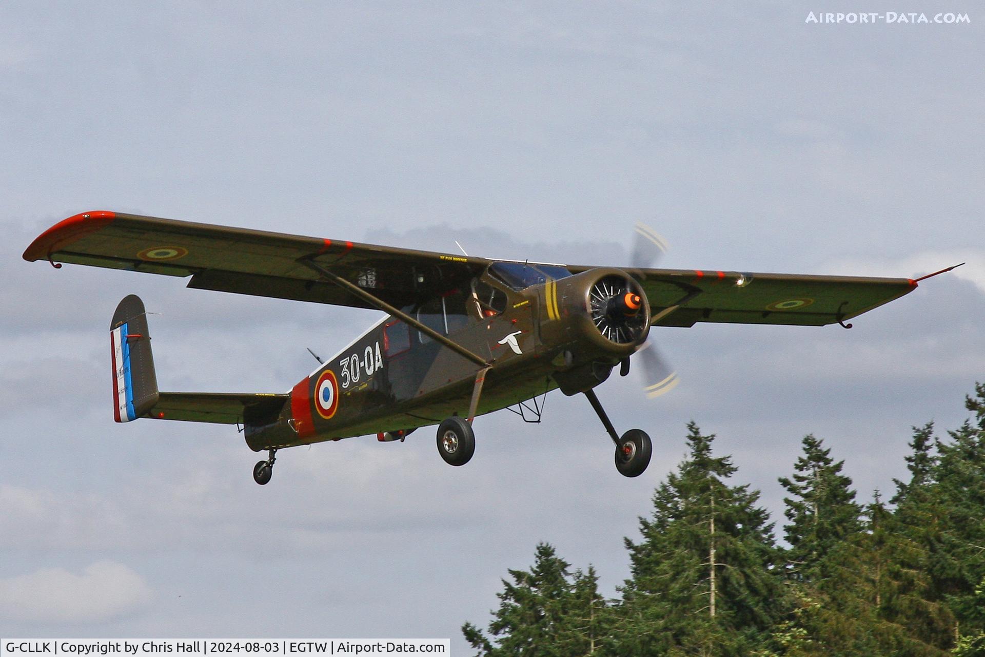 G-CLLK, 1958 Max Holste MH.1521M Broussard, c/n 5C, Oaksey Park - EGTW 03/08/24