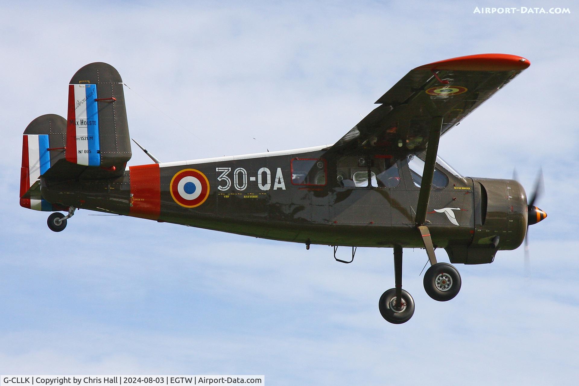 G-CLLK, 1958 Max Holste MH.1521M Broussard, c/n 5C, Oaksey Park - EGTW 03/08/24