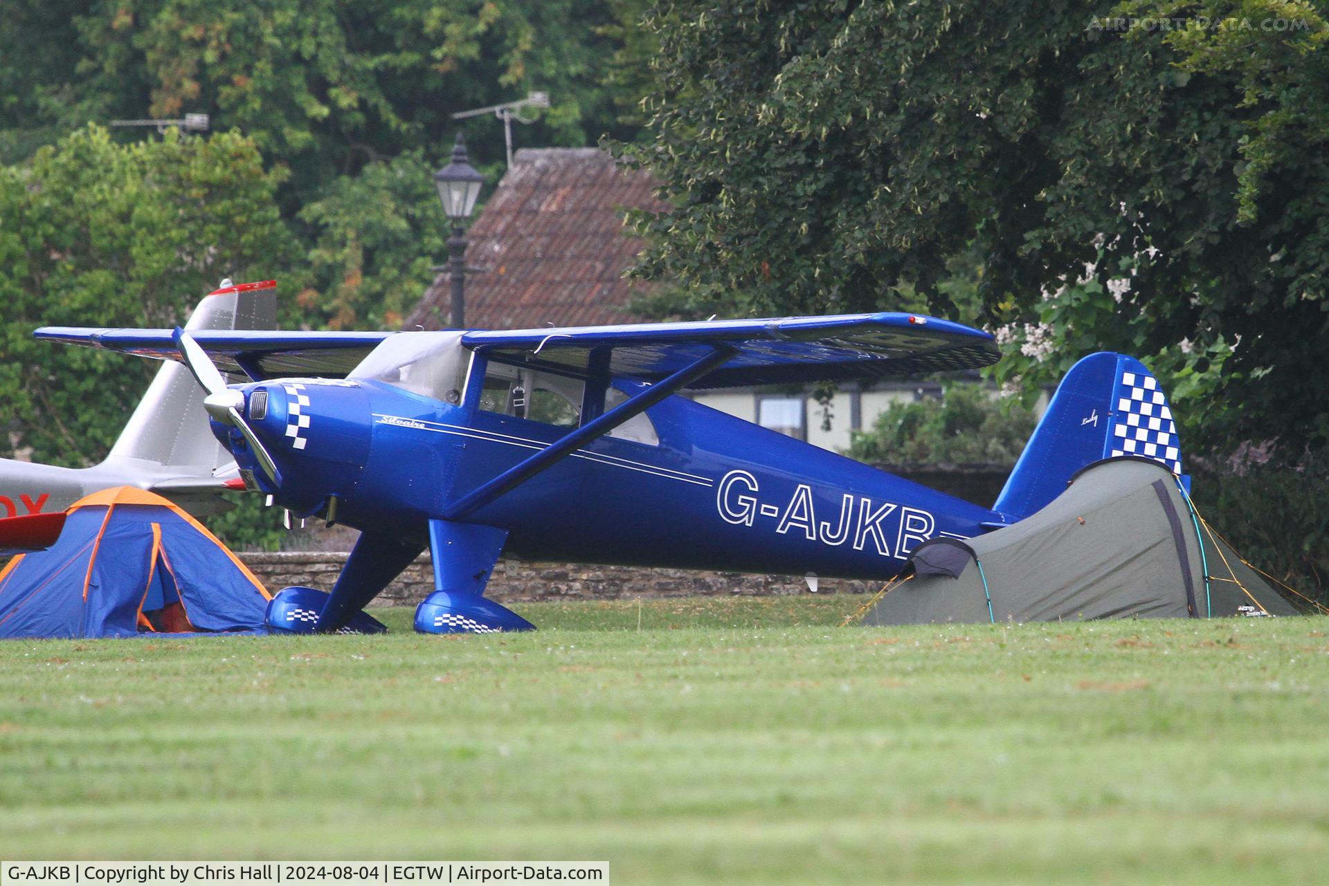 G-AJKB, 1946 Luscombe 8E Silvaire, c/n 3058, Oaksey Park - EGTW 03/08/24