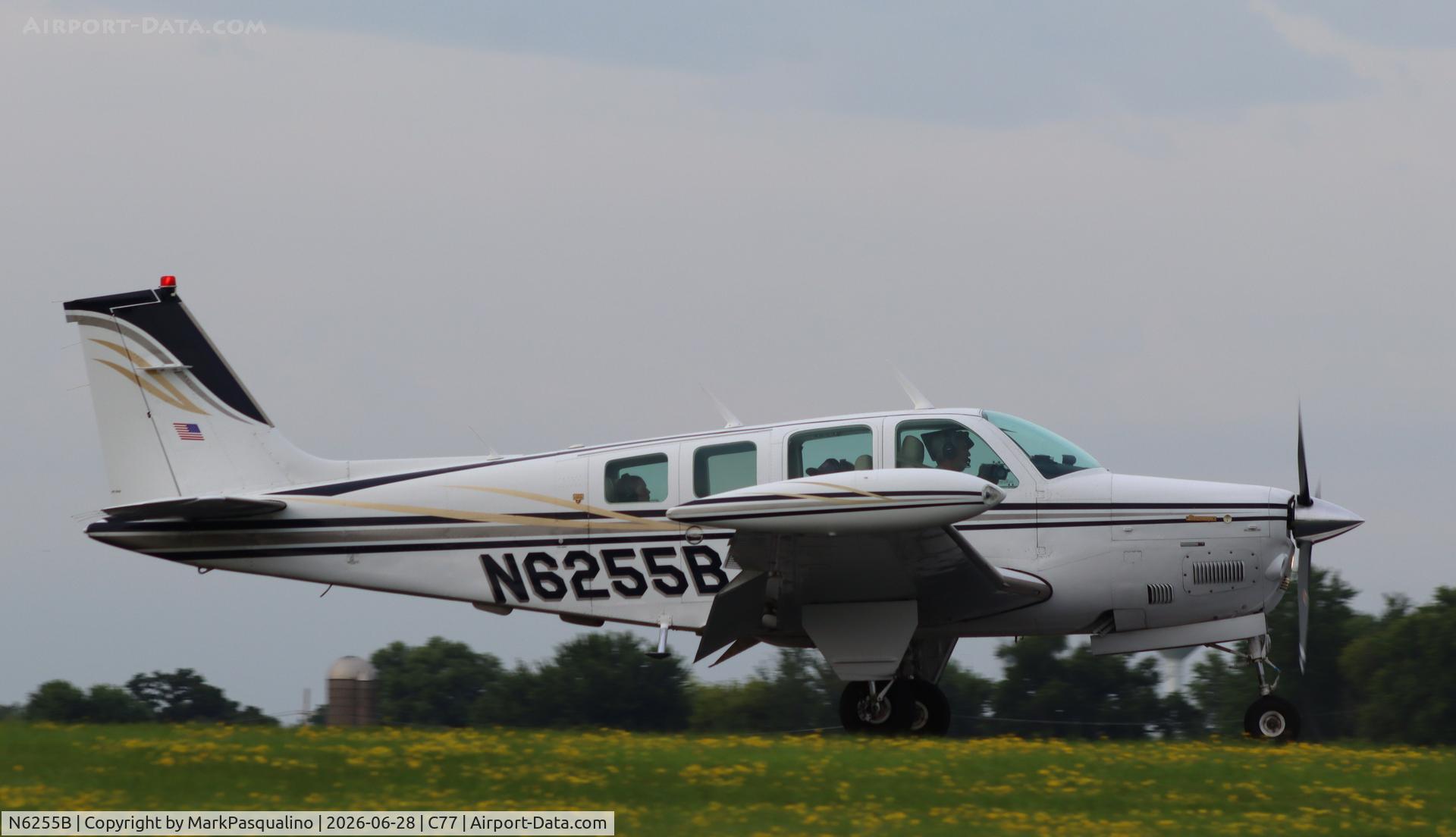 N6255B, 1981 Beech A36 Bonanza 36, c/n E-1990, Beech A36
