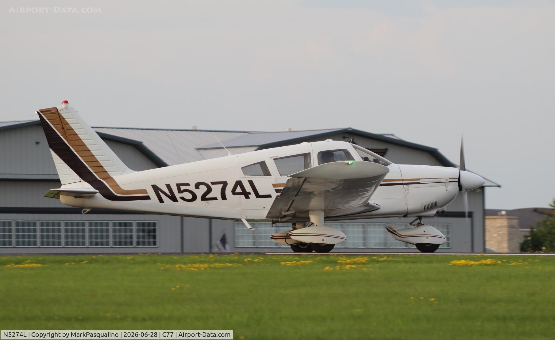 N5274L, 1967 Piper PA-28-180, c/n 28-4573, Piper PA-28-180