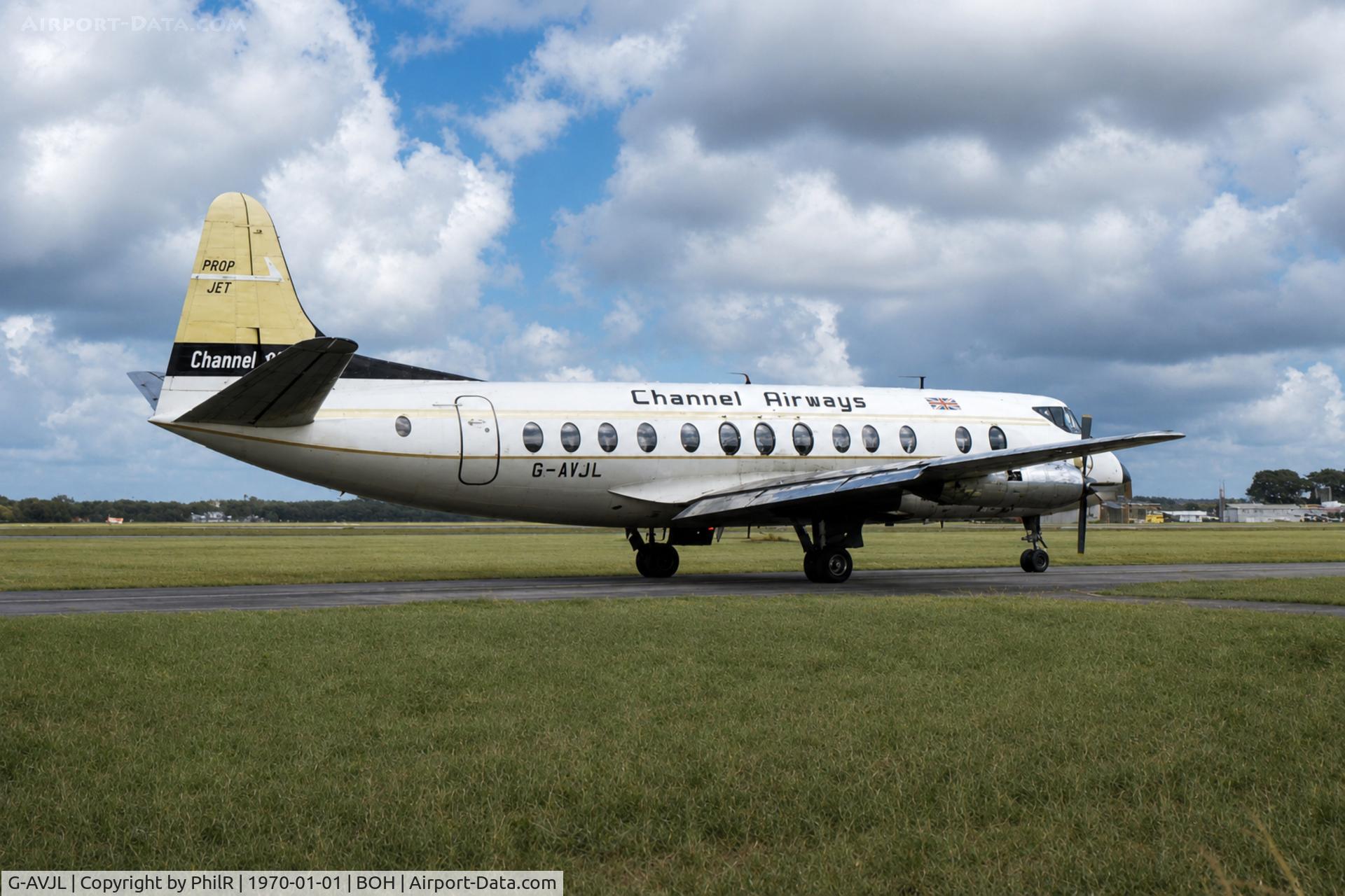 G-AVJL, 1958 Vickers Viscount 812, c/n 389, G-AVJL 1958 Vickers V802 Viscount  Hurn 
