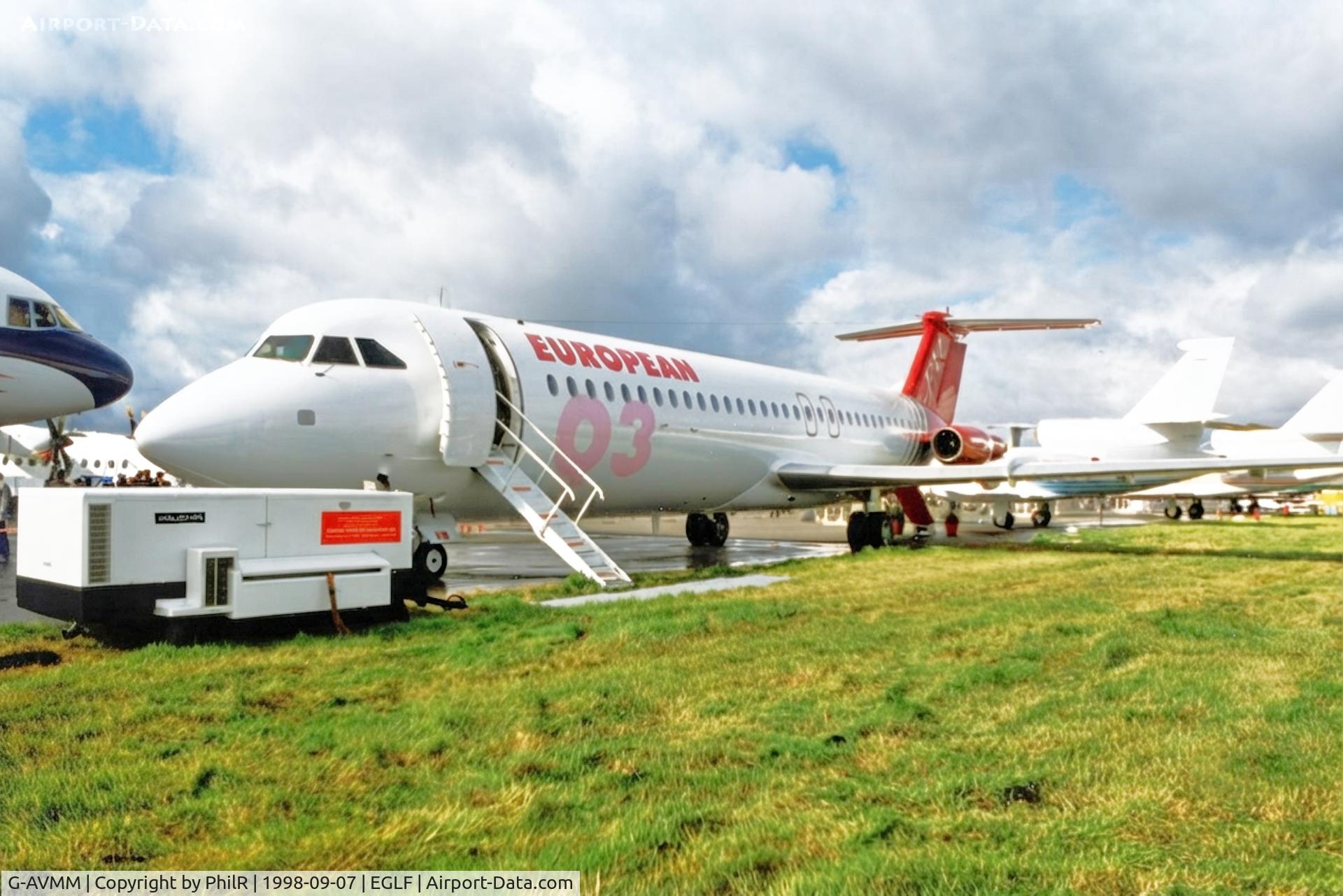 G-AVMM, 1968 BAC 111-510ED One-Eleven, c/n BAC.141, G-AVMM 1968 BAC 1-11-500 EAL 