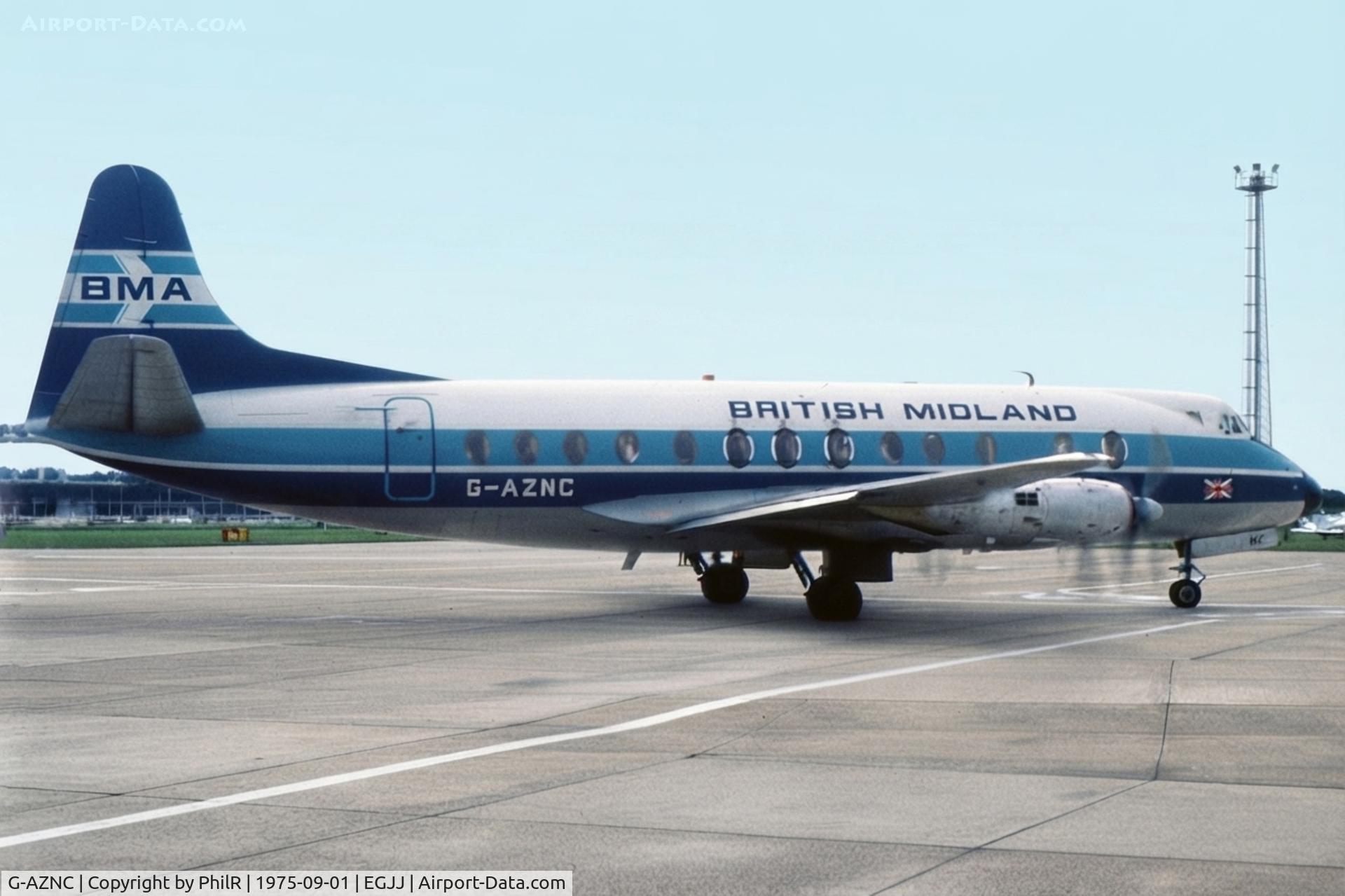 G-AZNC, 1959 Vickers Viscount 813, c/n 352, G-AZNC 1959 Vickers V813 Viscount BMA JER 