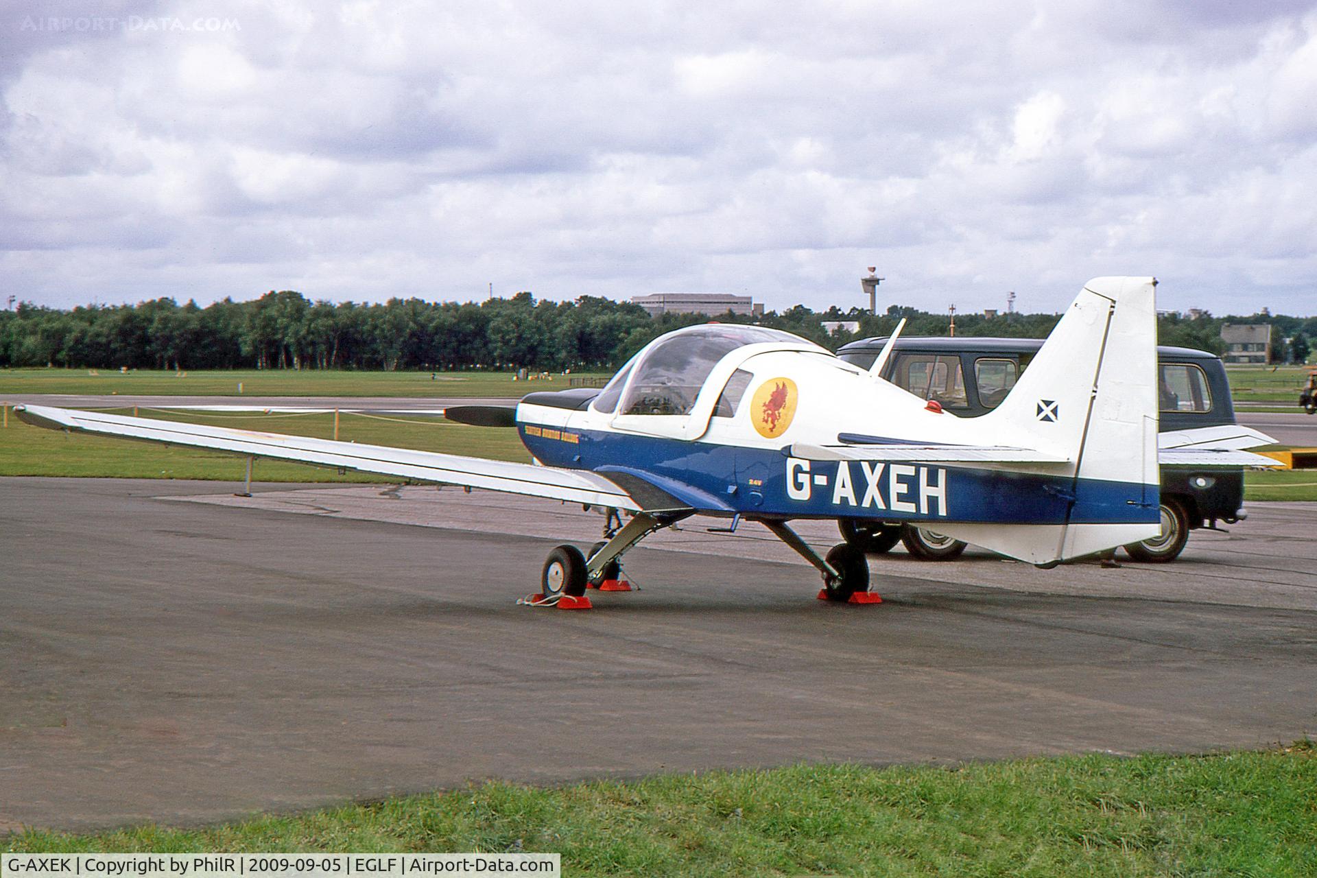 G-AXEK, 1968 Handley Page HP137 Jetstream 1, c/n 203, G-AXEK 1969 Beagle Pup SBAC 
