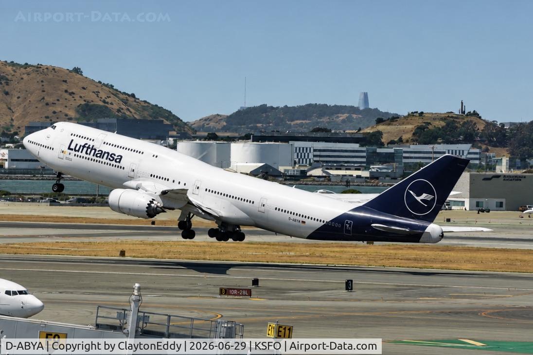 D-ABYA, 2012 Boeing 747-830, c/n 37827 l/n 1443, Sky Terrace SFO 2026