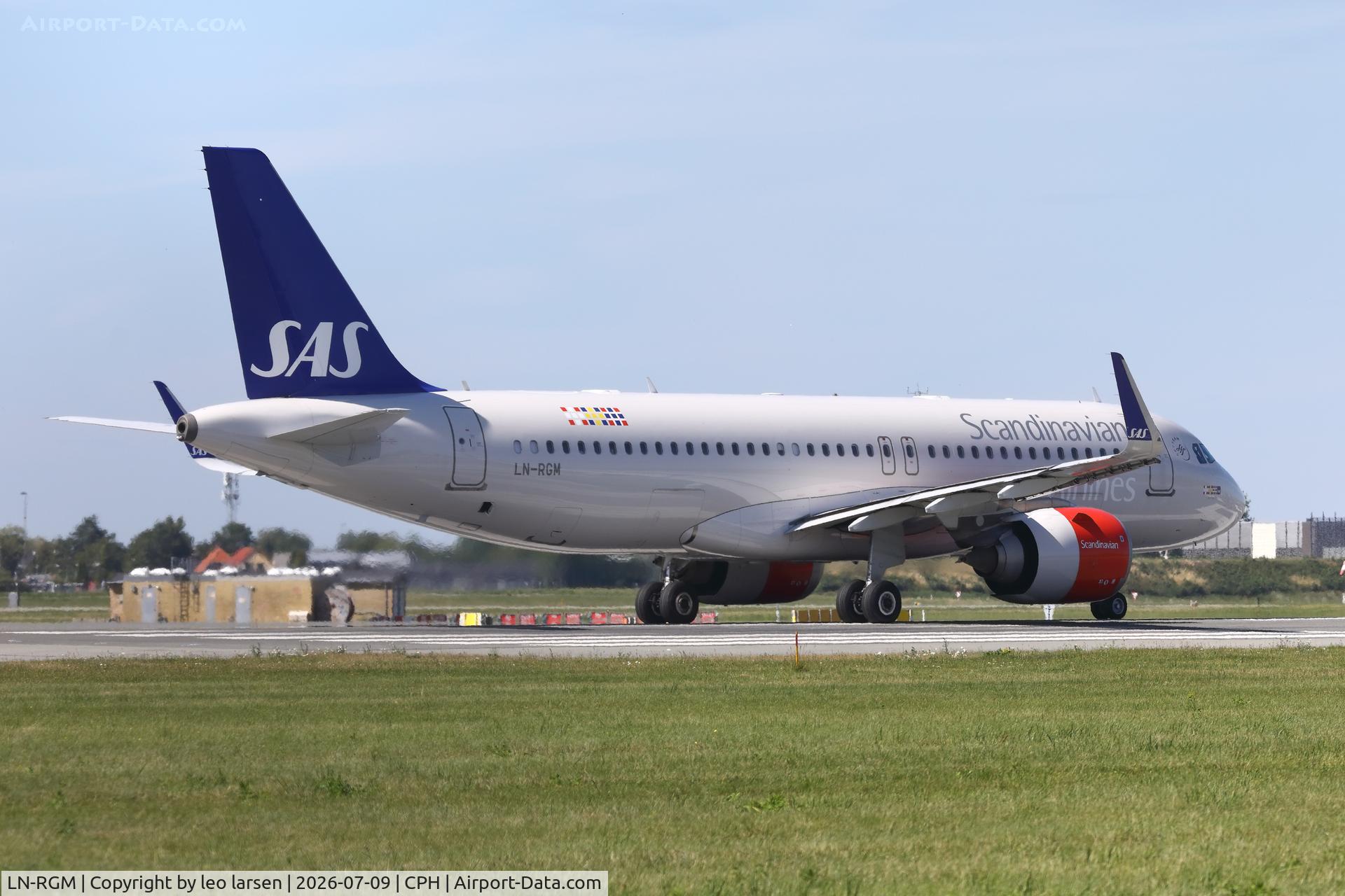 LN-RGM, 2016 Airbus A320-251N, c/n 7277, Copenhagen 9.7.2026