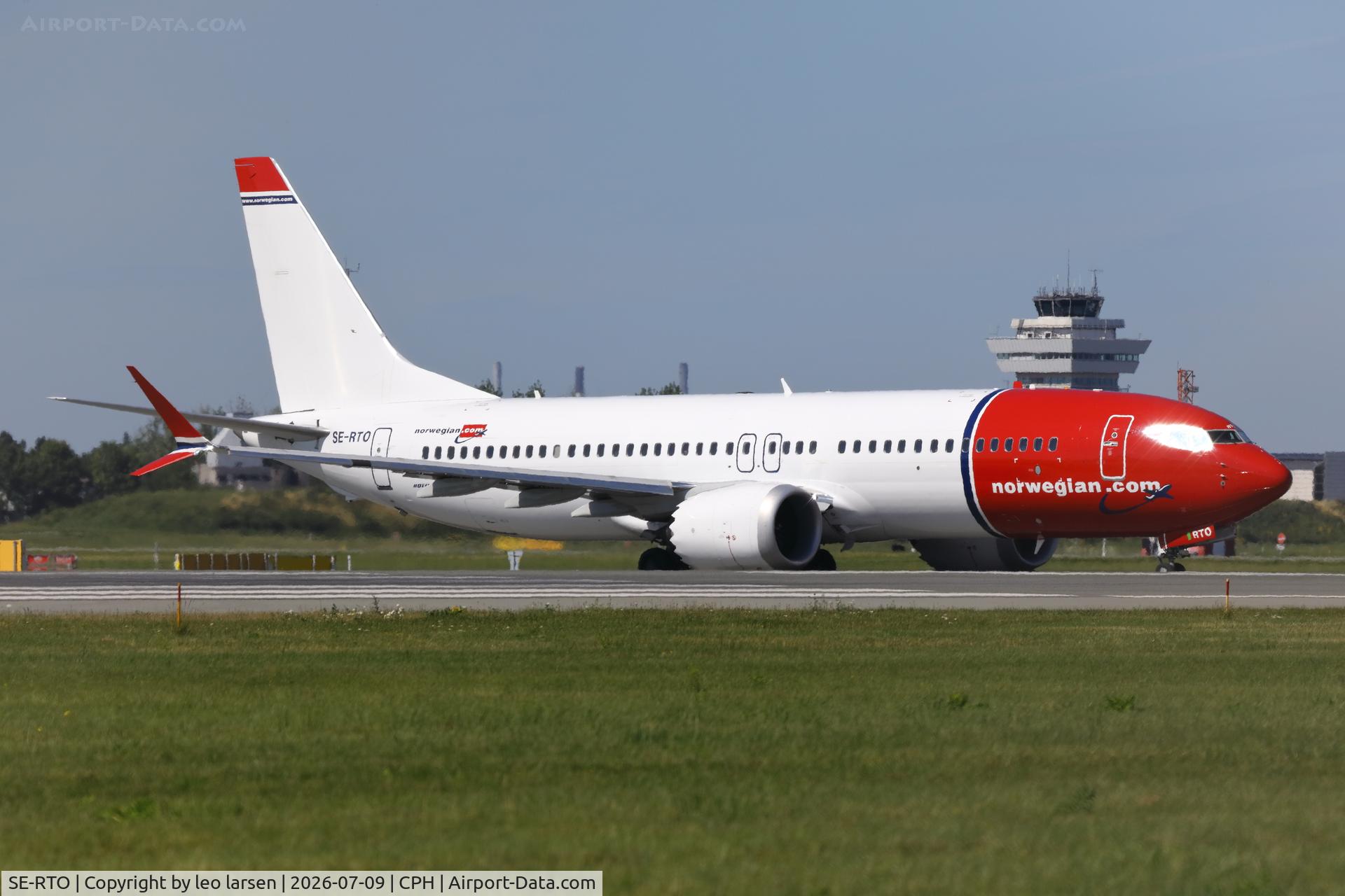 SE-RTO, 2024 Boeing 737-8 MAX, c/n 62911 l/n 8857, Copenhagen 9.7.2026