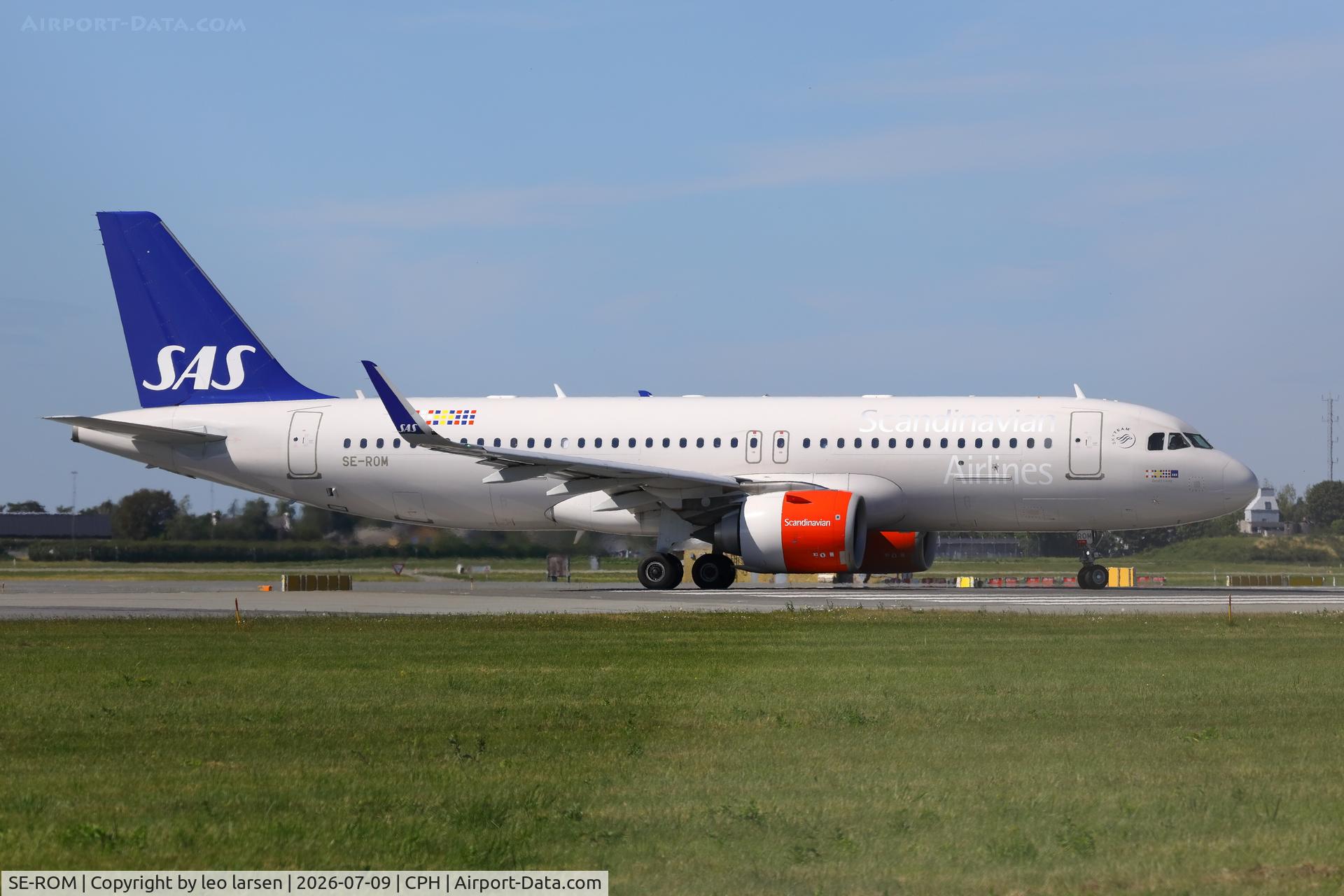 SE-ROM, 2018 Airbus A320-251N, c/n 8494, Copenhagen 9.7.2026