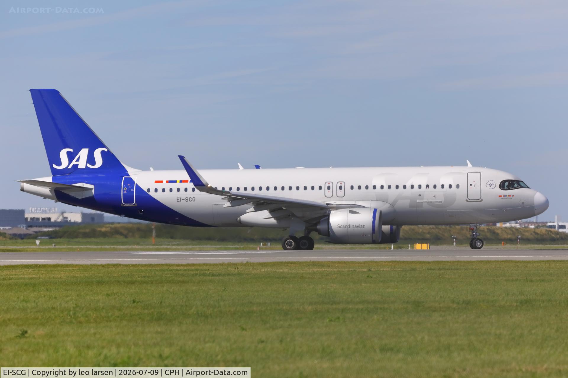 EI-SCG, 2025 Airbus A320-251N, c/n 12585, Copenhagen 9.7.2026