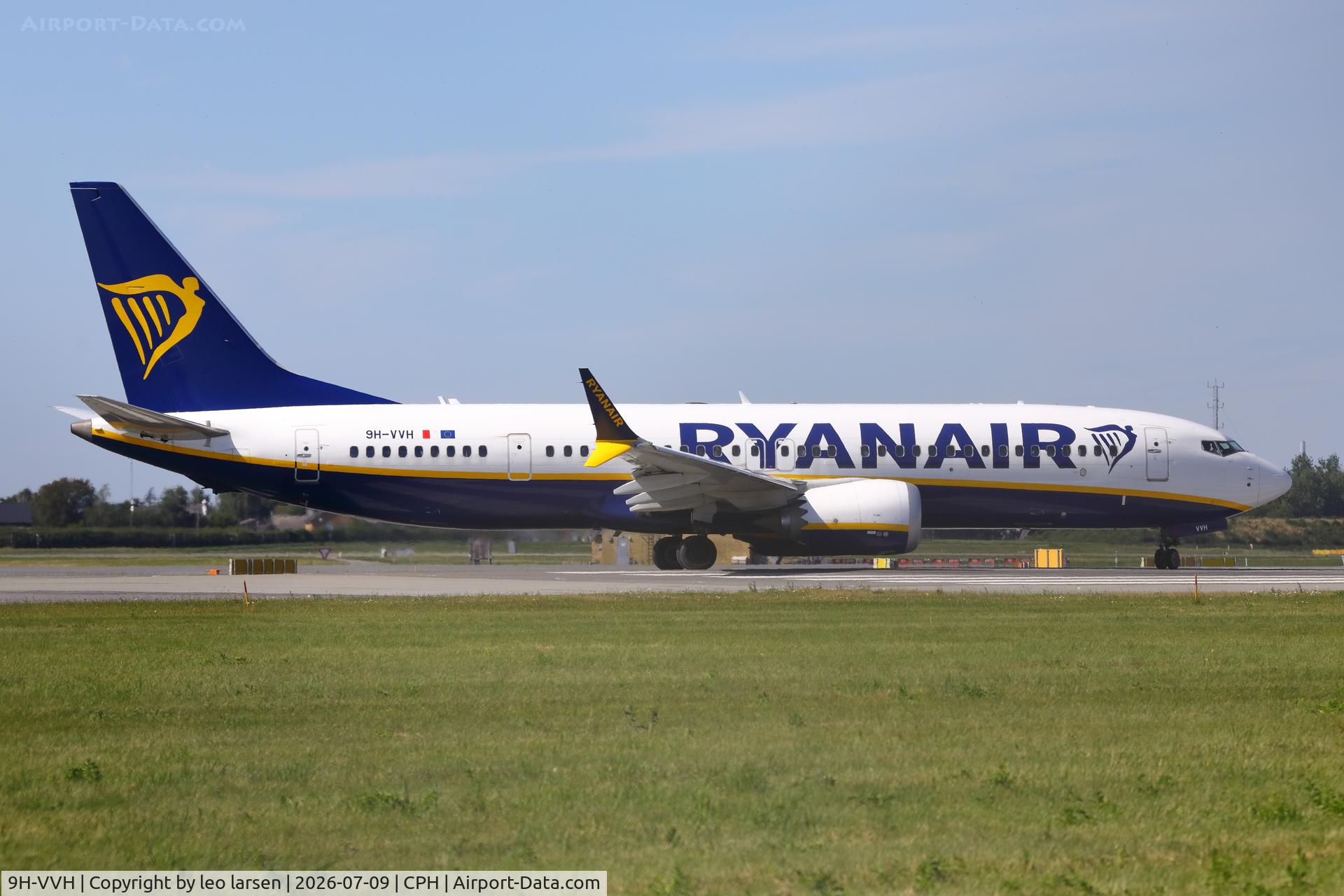 9H-VVH, 2023 Boeing 737-8 MAX, c/n 62342 l/n 8479, Copenhagen 9.7.2026