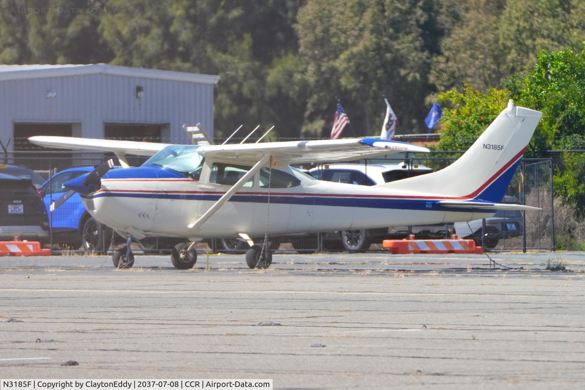 N3185F, 1966 Cessna 182J Skylane, c/n 18257285, Buchanan Field Concord airport in California 2026