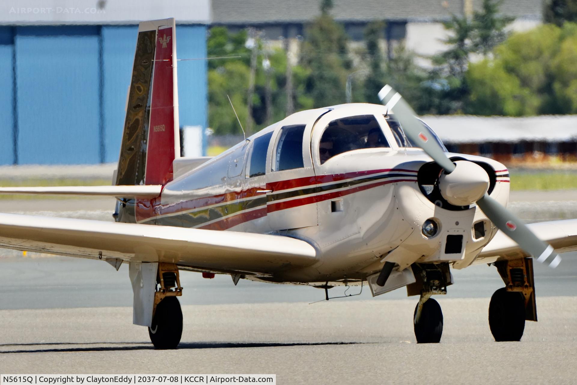 N5615Q, 1965 Mooney M20C Ranger, c/n 3103, Buchanan Field Concord airport in California 2026