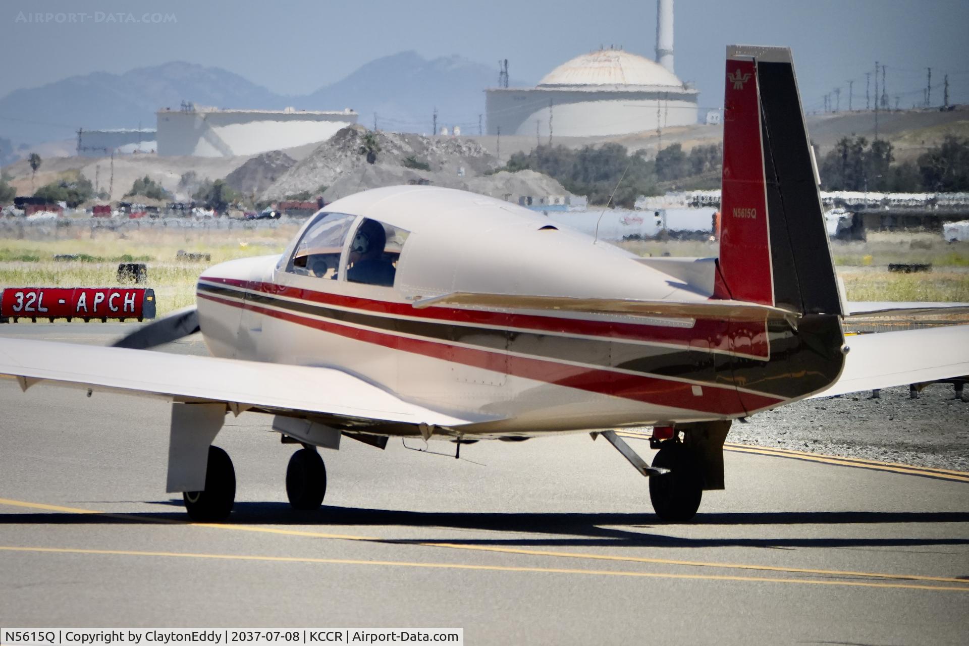 N5615Q, 1965 Mooney M20C Ranger, c/n 3103, Buchanan Field Concord airport in California 2026
