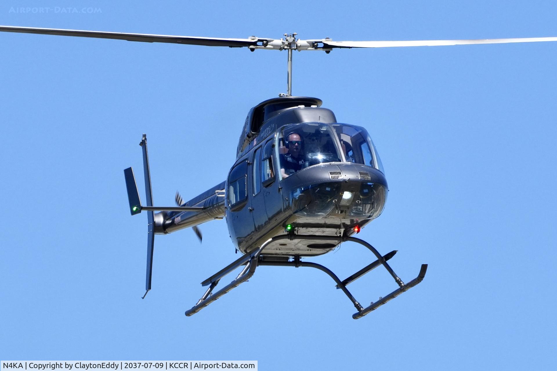 N4KA, 1993 Bell 206B-III, c/n 4285, Buchanan Field Concord airport in California 2026