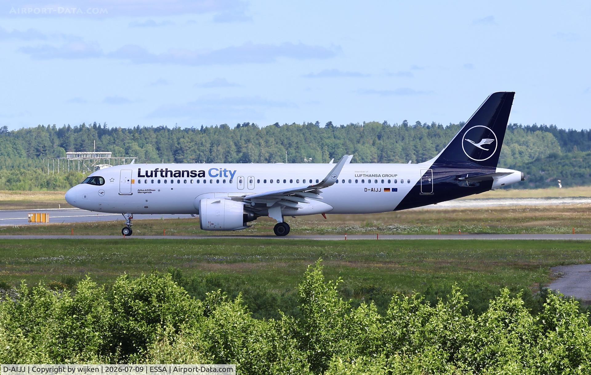 D-AIJJ, 2023 Airbus A320-271N, c/n 11299, Rwy 01L