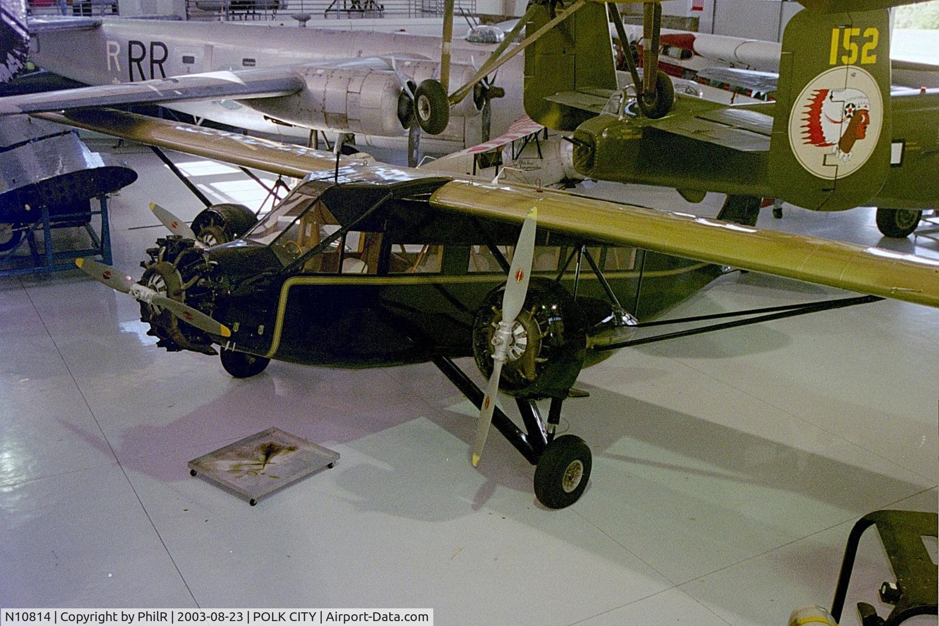 N10814, 1931 Stinson SM-6000-B, c/n 5035, NC10814 1931 Stinson SM6000 Tri Motor Florida Polk City
