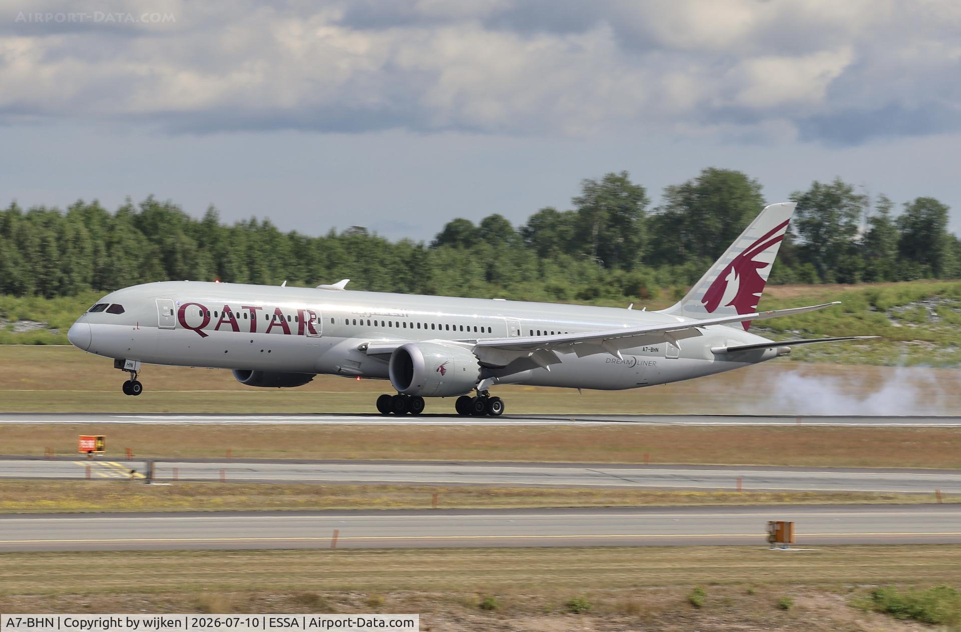 A7-BHN, 2021 Boeing 787-9 Dreamliner, c/n 64214 l/n 1093, Rwy 19R