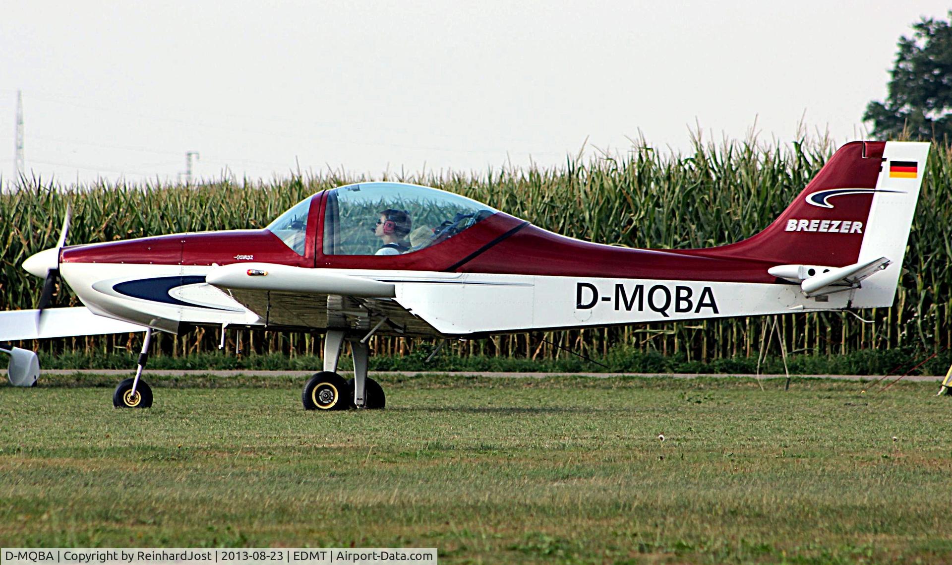 D-MQBA, , Breezer arriving at Tannheim, Germany during Tannkosh 2013